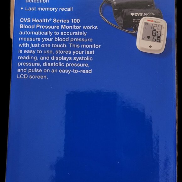 CVS Health Series 100 Blood Pressure Monitor | New Sealed | Arm Cuff - Picture 3 of 6